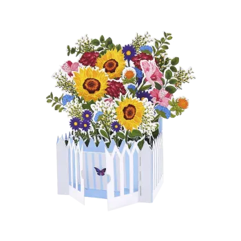 ORIGAMO ΚΑΡΤΑ ΕΥΧΕΤΗΡΙΑ FLOBOX ΚΗΠΟΣ 22.3x26cm FLOREVER