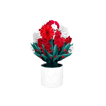 ORIGAMO ΚΑΡΤΑ ΕΥΧΕΤΗΡΙΑ ΑΝΑΔΥΟΜΕΝΗ ΔΑΦΝΕΣ 13.6x10.5cm MINI FLORA