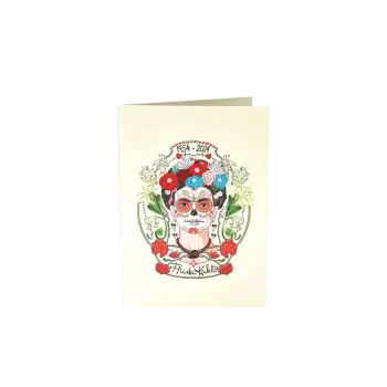 ORIGAMO ΚΑΡΤΑ ΕΥΧΕΤΗΡΙΑ QUILLING ΕΠΕΤΕΙΟΣ FRIDA KAHLO 18.5x14cm FILIGRANA