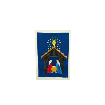 ORIGAMO ΚΑΡΤΑ ΕΥΧΕΤΗΡΙΑ MINI QUILLING ΦΑΤΝΗ 10x7.8cm FILIGRANA