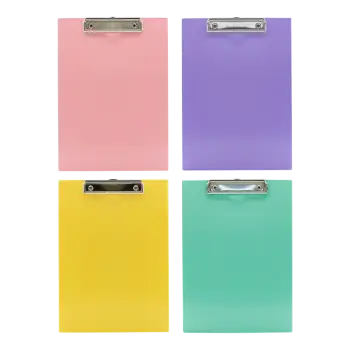 METRON ΠΙΝΑΚΙΔΑ ΣΕΜΙΝΑΡΙΟΥ ΜΕ ΠΙΑΣΤΡΑ ΠΛΑΣΤΙΚΟ Α4 ΠΑΣΤΕΛ ΑΣΣΟΡΤΙ