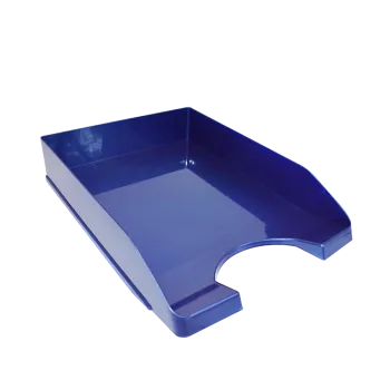 METRON ΔΙΣΚΟΣ ΓΡΑΦΕΙΟΥ ΠΛΑΣΤΙΚΟΣ 26x35x6.5cm ΜΕΤΑΛΛΙΚΟ ΜΠΛΕ