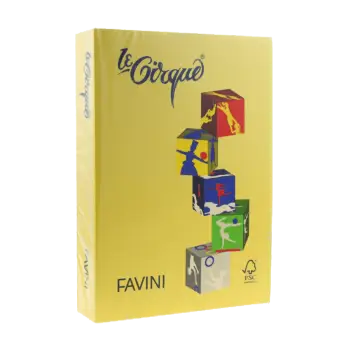 FAVINI ΧΑΡΤΙ Α4 80gsm ΚΙΤΡΙΝΟ ΦΩΤΕΙΝΟ 500 ΦΥΛΛΑ