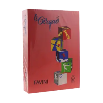 FAVINI ΧΑΡΤΙ Α4 80gsm ΚΟΚΚΙΝΟ 500 ΦΥΛΛΑ