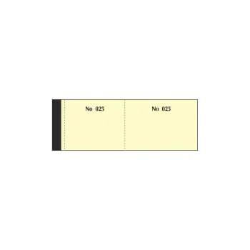 TYPOTRUST ΜΠΛΟΚ ΑΠΛΟ ΛΑΧΝΟΙ (1-100) 6x17cm ΚΙΤΡΙΝΟ 100 ΦΥΛΛΑ