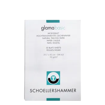SCHOELLER ΜΠΛΟΚ ΧΑΡΤΙ ΔΙΑΦΑΝΕΣ ΡΙΖΟΧΑΡΤΟ 50 ΦΥΛΛΑ 92gr Α3