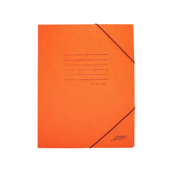 LEIZER ΝΤΟΣΙΕ ΜΕ ΛΑΣΤΙΧΟ ΠΡΕΣΠΑΝ ΓΡΑΜΜΕΣ 26x34cm ΠΟΡΤΟΚΑΛΙ 50 ΤΕΜΑΧΙΑ (Το προιόν πωλείται σε μεμονωμένα τεμάχια του ενός)