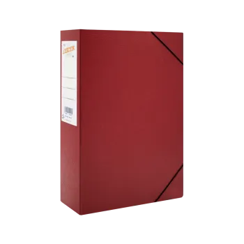 LEIZER ΚΟΥΤΙ ΜΕ ΛΑΣΤΙΧΟ FIBER 25x35x11cm ΜΠΟΡΝΤΩ