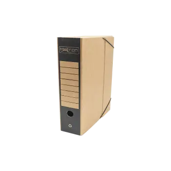 METRON ΚΟΥΤΙ ΛΑΣΤΙΧΟ ΚΡΑΦΤ ΣΥΜΠΑΓΕΣ ΧΑΡΤΙΝΟ 25x33x10cm ΜΑΥΡΟ