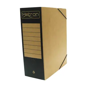 METRON ΚΟΥΤΙ ΛΑΣΤΙΧΟ ΟΙΚΟΛΟΓΙΚΟ ΡΑΧΗ ΧΡΩΜΑΤΙΣΤΗ 25x33x12cm ΜΑΥΡΟ