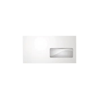 METRON ΦΑΚΕΛΟΣ ΑΥΤΟΚΟΛΛΗΤΟΣ ΜΕ ΔΕΞΙ ΠΑΡΑΘΥΡΟ 11x23cm 90gr ΛΕΥΚΟΣ 500 ΤΕΜΑΧΙ (Το προιόν πωλείται σε μεμονωμένα τεμάχια του ενός)