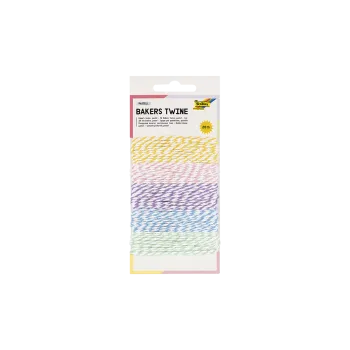 FOLIA ΚΟΡΔΟΝΙ 20m BAKERS TWINE PASTEL ΑΣΣΟΡΤΙ