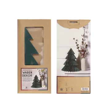 FOLIA ΔΕΝΤΡΟ ΧΡΙΣΤΟΥΓΕΝΝΙΑΤΙΚΟ ΧΑΡΤΙΝΟ 32cm ΠΡΑΣΙΝΟ