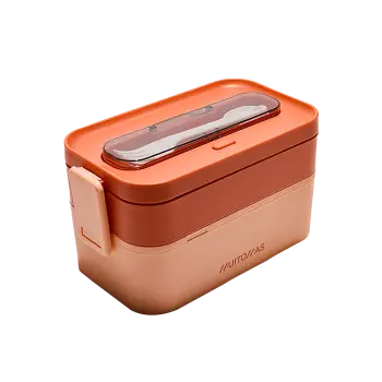 MUITOMAS ΦΑΓΗΤΟΔΟΧΕΙΟ 2 ΕΠΙΠΕΔΩΝ ΜΕ ΜΑΧΑΙΡΟΠΙΡΟΥΝΑ ΠΛΑΣΤΙΚΟ 1700ml 22.5x12.5