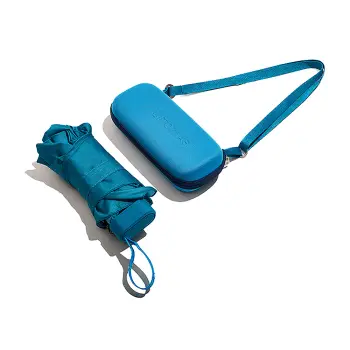 MUITOMAS ΟΜΠΡΕΛΑ ΜΕ ΘΗΚΗ ΤΣΑΝΤΑΚΙ 16.5x7.5x4.5cm ΜΠΛΕ