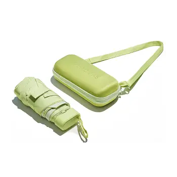 MUITOMAS ΟΜΠΡΕΛΑ ΜΕ ΘΗΚΗ ΤΣΑΝΤΑΚΙ 16.5x7.5x4.5cm ΠΡΑΣΙΝΗ