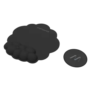 MUITOMAS MOUSE PAD ΕΡΓΟΝΟΜΙΚΟ & ΣΟΥΒΕΡ 29x27.3cm ΜΑΥΡΟ