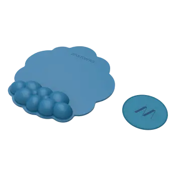 MUITOMAS MOUSE PAD ΕΡΓΟΝΟΜΙΚΟ & ΣΟΥΒΕΡ 29x27.3cm ΜΠΛΕ