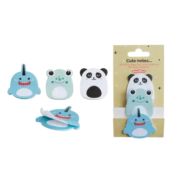 BACK2FUN ΧΑΡΤΙ ΣΗΜΕΙΩΣΕΩΝ ΑΥΤΟΚΟΛΛΗΤΟ MINI BLISTER 3 ΤΕΜΑΧΙΑ 60 ΦΥΛΛΑ 80gsm CUTE H