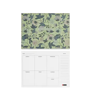 MIQUELRIUS ΠΛΑΝΟ ΕΒΔΟΜΑΔΙΑΙΟ ΕΠΙΤΡΑΠΕΖΙΟ ENG. 60Φ 24x18cm 80gsm GOLDEN JAZMINE