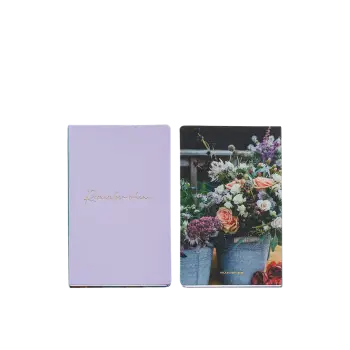 MIQUELRIUS ΣΗΜΕΙΩΜΑΤΑΡΙΟ ΛΕΥΚΟ 96 ΦΥΛΛΑ 13.4x21.5x1.5cm 80gr REMEMBER WHEN FLOWERS