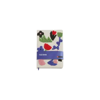 MIQUELRIUS ΣΗΜΕΙΩΜΑΤΑΡΙΟ ΛΕΥΚΟ 80 ΦΥΛΛΑ 14.8x21cm 80gsm LEAVES IN THE WIND BEIGE TOWEL