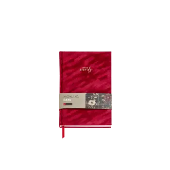 MIQUELRIUS ΣΗΜΕΙΩΜΑΤΑΡΙΟ ΛΕΥΚΟ 80 ΦΥΛΛΑ 14.8x21.6cm 80gsm HIGHLAND DAYS RED VELVET