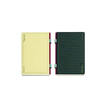 MIQUELRIUS ΣΗΜΕΙΩΜΑΤΑΡΙΟ ΡΙΓΕ ΚΟΥΚΙΔΕΣ 96 ΦΥΛΛΑ 14.2x20.8cm 80gsm DOUBLE ΠΡΑΣΙΝΟ