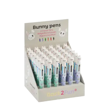 MIQUELRIUS ΒΙΤΡΙΝΑ ΓΕΜATH ΣΤΥΛΟ 6ΧΡΩΜΟ BACK2FUN BUNNY ΑΣΣΟΡΤΙ 36 ΤΕΜΑΧΙΑ (Το προιόν πωλείται σε μεμονωμένα τεμάχια του ενός)