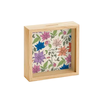 MIQUELRIUS ΚΟΥΜΠΑΡΑΣ ΞΥΛΙΝΟΣ 15x15cm VINTAGE LILY