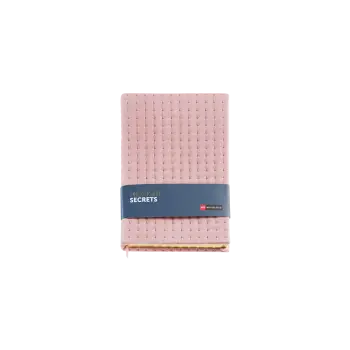 MIQUELRIUS ΣΗΜΕΙΩΜΑΤΑΡΙΟ ΜΕ ΚΟΥΚΙΔΕΣ 80 ΦΥΛΛΑ 14x20.5cm 100gr MIDNIGHTSECRETS ΡΟΖ