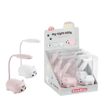 BACK2FUN ΒΙΤΡΙΝΑ ΓΕΜΑΤΗ ΦΩΤΙΣΤΙΚΟ ΓΡΑΦΕΙΟΥ LED BLISTER 6.5x16x7.5cm KITTY ΑΣΣΟΡΤΙ 6 (Το προιόν πωλείται σε μεμονωμένα τεμάχια το