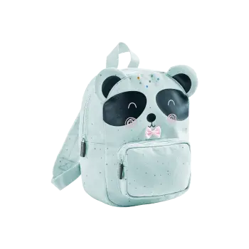 MIQUELRIUS ΤΣΑΝΤΑ ΠΛΑΤΗΣ 27x20x10cm WILD PUPPIES PANDA