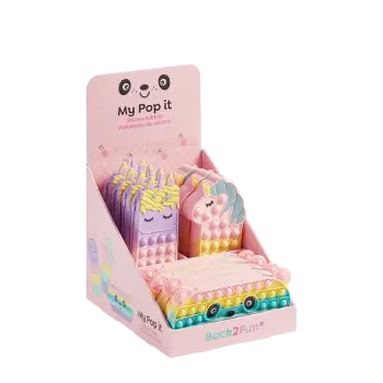 MIQUELRIUS ΒΙΤΡΙΝΑ ΓΕΜΑΤΗ ΚΑΣΕΤΙΝΑ 21.5 x 29.5 x 37.5 cm POP IT BACK2FUN 12 ΤΕΜΑΧΙΑ (Το προιόν πωλείται σε μεμονωμένα τεμάχια το