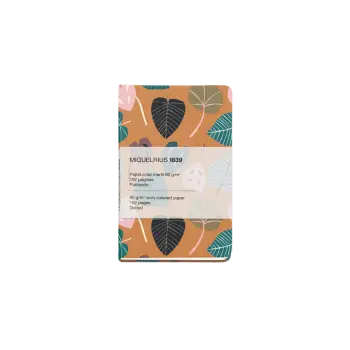 MIQUELRIUS ΣΗΜΕΙΩΜΑΤΑΡΙΟ ΚΟΥΚΙΔΕΣ 96 ΦΥΛΛΑ 9.3x14.5x1.5cm 80gr AUTUMN LEAVES OCHRE