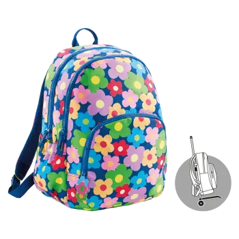 MIQUELRIUS ΤΣΑΝΤΑ ΠΛΑΤΗΣ ΤΡΟΛΕΥ 41x28x16.5cm AGATHA RUIZ DE LA PRADA FLOWER