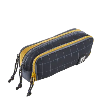 MIQUELRIUS ΚΑΣΕΤΙΝΑ ΘΗΚΗ ΤΡΙΠΛΗ 21x9x7cm RIDER SQUARE ΜΑΥΡΗ