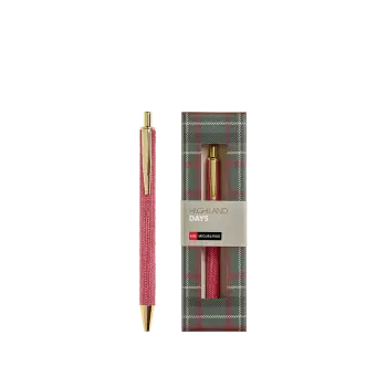 MIQUELRIUS ΣΤΥΛΟ ΚΟΥΜΠΙ ΜΠΛΕ ΜΕΛΑΝΙ 1.0mm HIGHLAND DAYS RAFFIA ΚΟΚΚΙΝΟ