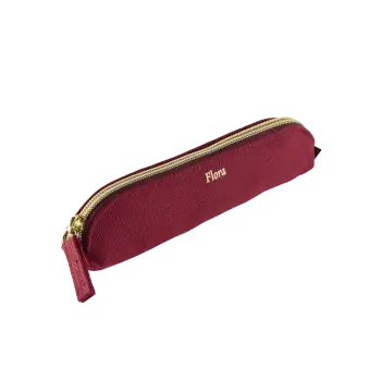 MIQUELRIUS ΚΑΣΕΤΙΝΑ ΘΗΚΗ 19.5x3.5x4cm BOTANICAL FLORA BURGUNDY