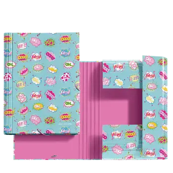 MIQUELRIUS ΦΑΚΕΛΟΣ ΛΑΣΤΙΧΟ ΧΑΡΤΙΝΟΣ 21x29.7cm AGATHA RUIZ DE LA PRADA WOW