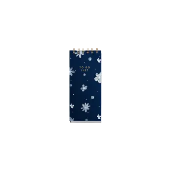 MIQUELRIUS ΣΗΜΕΙΩΜΑΤΑΡΙΟ ΡΙΓΕ ΣΠΙΡΑΛ 80 ΦΥΛΛΑ 8.7x19cm 80gr MIDNIGHT SECRETS TO DO LIST