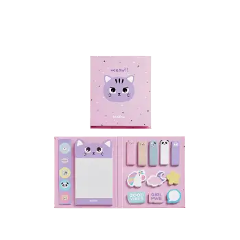 BACK2FUN ΧΑΡΤΙ ΣΗΜΕΙΩΣΕΩΝ ΑΥΤΟΚΟΛΛΗΤΟ ΑΛΜΠΟΥΜ ΣΕΤ 16 ΤΕΜΑΧΙΑ 50 ΦΥΛΛΑ 80