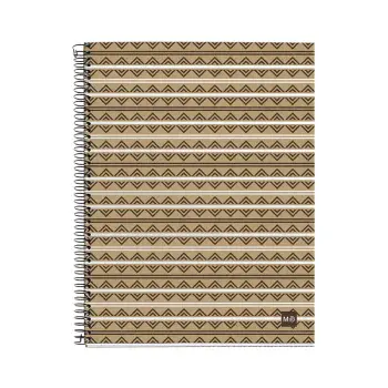 MIQUELRIUS ΤΕΤΡΑΔΙΟ ΡΙΓΕ ΣΠΙΡΑΛ 120 ΦΥΛΛΑ 21x29.7cm 80gsm MR RECYCLED ECOAZTEC