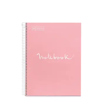 MIQUELRIUS ΤΕΤΡΑΔΙΟ Α4 80Φ. ΡΙΓΕ MR EMOTIONS PINK
