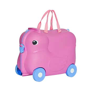 SNOWBALL ΒΑΛΙΤΣΑ ΤΡΟΧΗΛΑΤΗ 4 ΡΟΔΕΣ ΠΑΙΔΙΚΗ 49x31x21cm ΡΟΖ