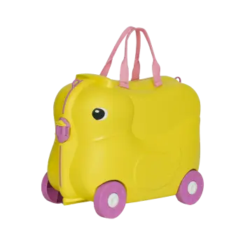 SNOWBALL ΒΑΛΙΤΣΑ ΤΡΟΧΗΛΑΤΗ 4 ΡΟΔΕΣ ΠΑΙΔΙΚΗ 49x31x21cm ΚΙΤΡΙΝΗ