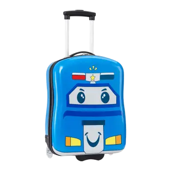 SNOWBALL ΒΑΛΙΤΣΑ ΤΡΟΧΗΛΑΤΗ 2 ΡΟΔΕΣ ΠΑΙΔΙΚΗ 44x34x19cm ΜΠΛΕ