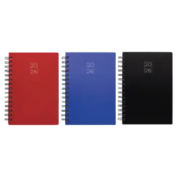 ΗΜΕΡΟΛΟΓΙΟ ΗΜΕΡΗΣΙΟ ΣΠΙΡΑΛ Α4 ΕΥΚΑΜΠΤΟ ΕΞΩΦΥΛΛΟ PP Α4 21x29cm