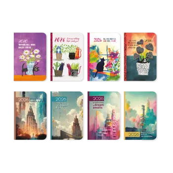 ΗΜΕΡΟΛΟΓΙΟ ΕΒΔΟΜΑΔΙΑΙΟ 2 ΣΕΛΙΔΕΣ ΟΡΘΙΟ ΤΣΕΠΗΣ 8.6x12.7cm ΚΑΛΛΙΤΕΧΝΙΚΟ