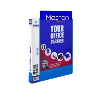 METRON ΣΟΥΠΛ 40 ΘΕΣΕΩΝ Α4 ΕΞΩΤΕΡΙΚΗ ΘΗΚΗ ΜΠΛΕ